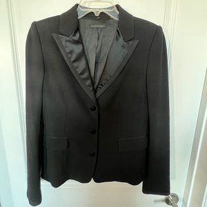 Elie Tahari Black Tuxedo Jacket, Sz L